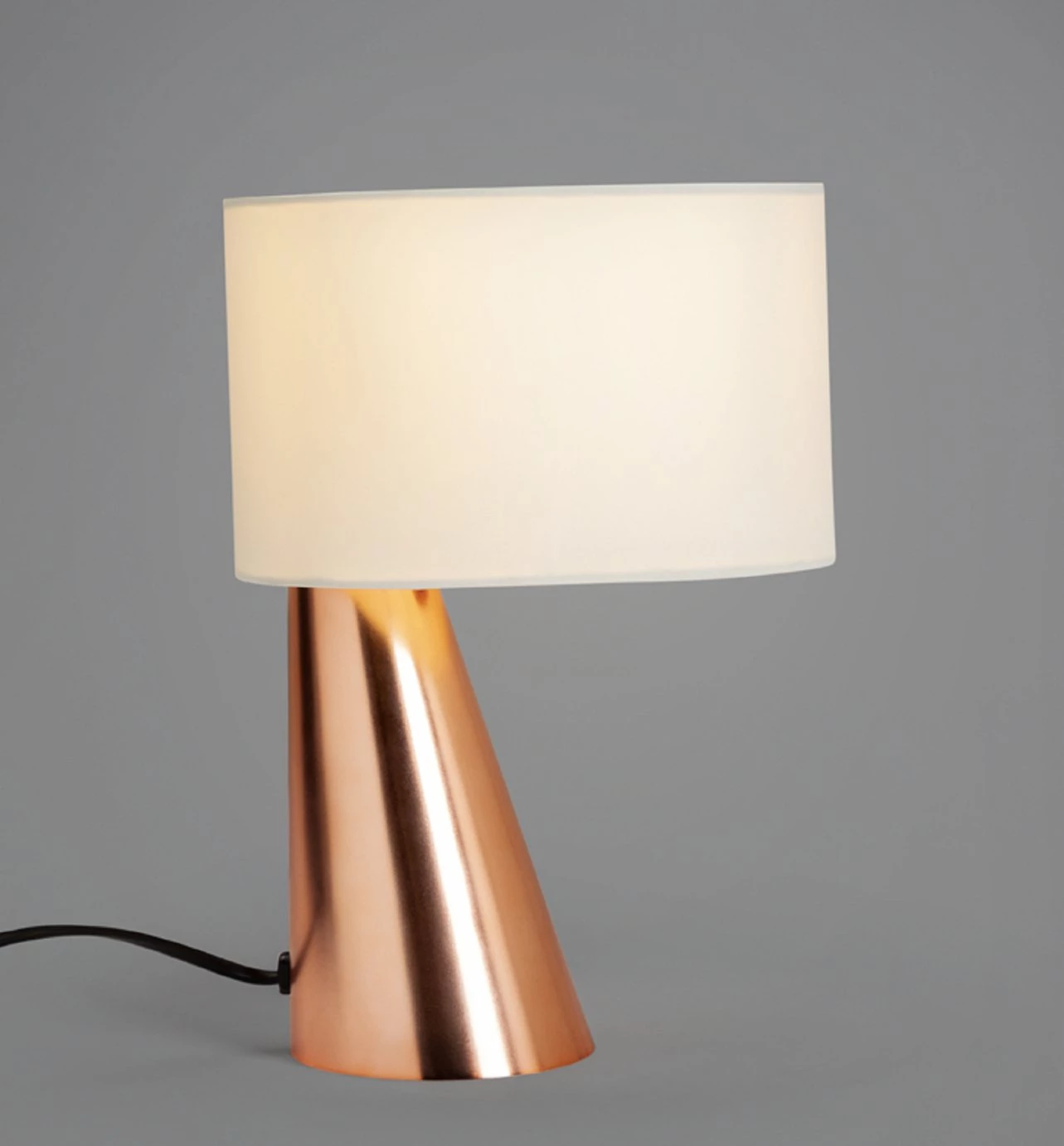 Habitat Abono Touch Lamp Copper & Cream Table Lamps 5 Habitat Abono Touch Lamp Copper & Cream Table Lamps - Image 3