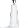 Habitat Le Marais Ribbed Glass Table Lamp Base Only Clear Table Lamps -lighting Sales Shop unnamed file 1021