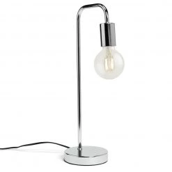 Habitat Rayner Table Lamp Chrome Table Lamps
