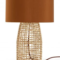 Habitat Luiss Rattan Table Lamp Orange Lighting