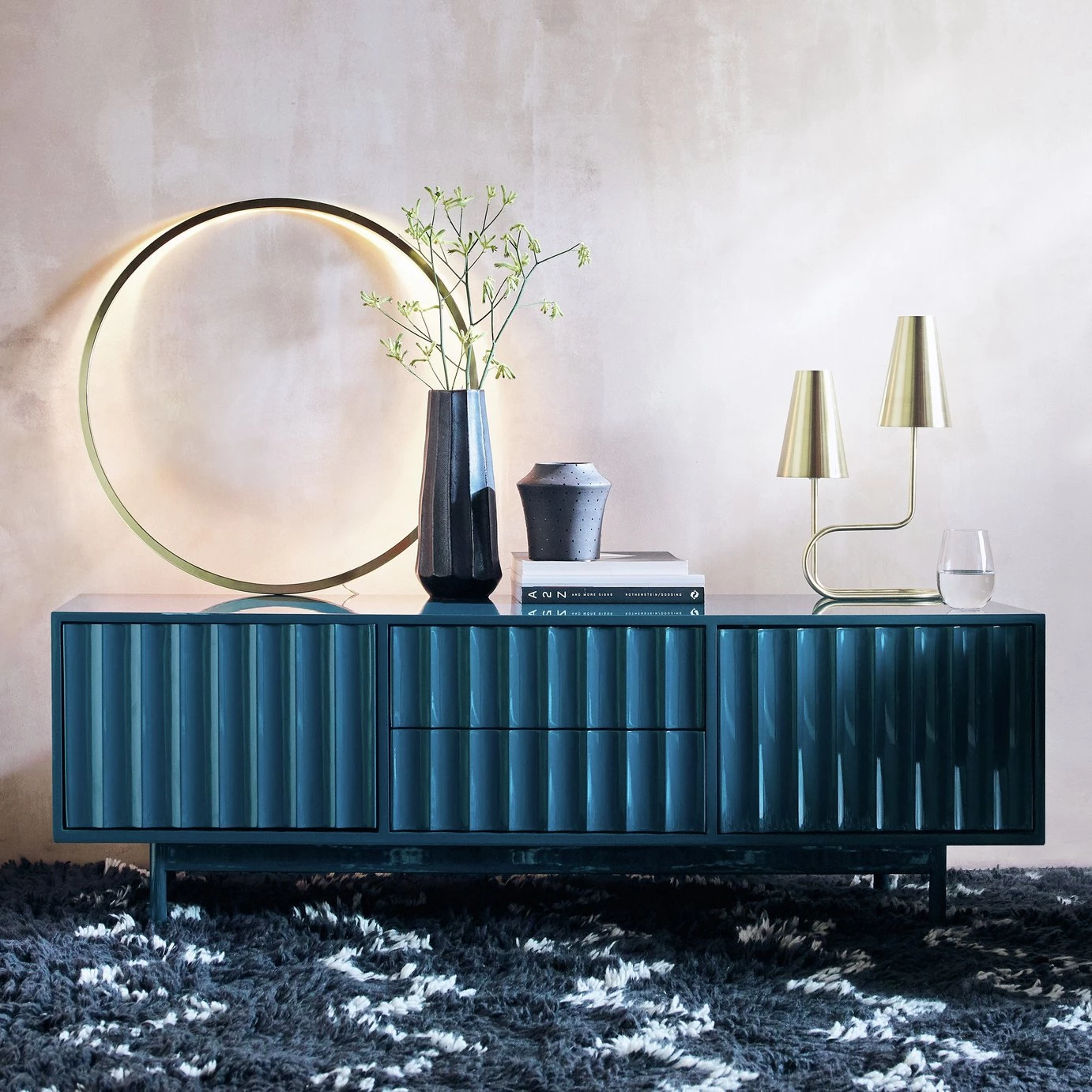 Habitat Shadow Metal LED Round Table Lamp Table And Desk Lamps 7 Habitat Shadow Metal LED Round Table Lamp Table And Desk Lamps - Image 5