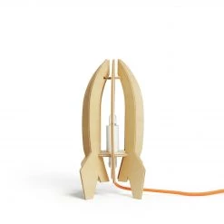 Habitat Kids Wooden Rocket Table Lamp Natural Table And Desk Lamps