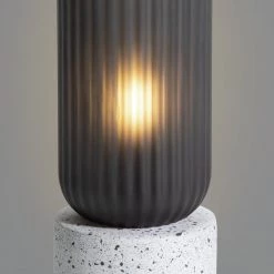 Habitat Rallie Smoked Glass Terrazzo Table Lamp – Grey Table Lamps -lighting Sales Shop unnamed file 1092