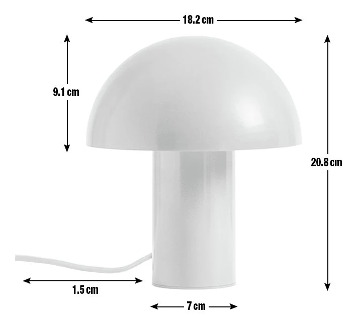 Habitat Ngami Mushroom Touch Table Lamp Orange Table And Desk Lamps 7 Habitat Ngami Mushroom Touch Table Lamp Orange Table And Desk Lamps - Image 5