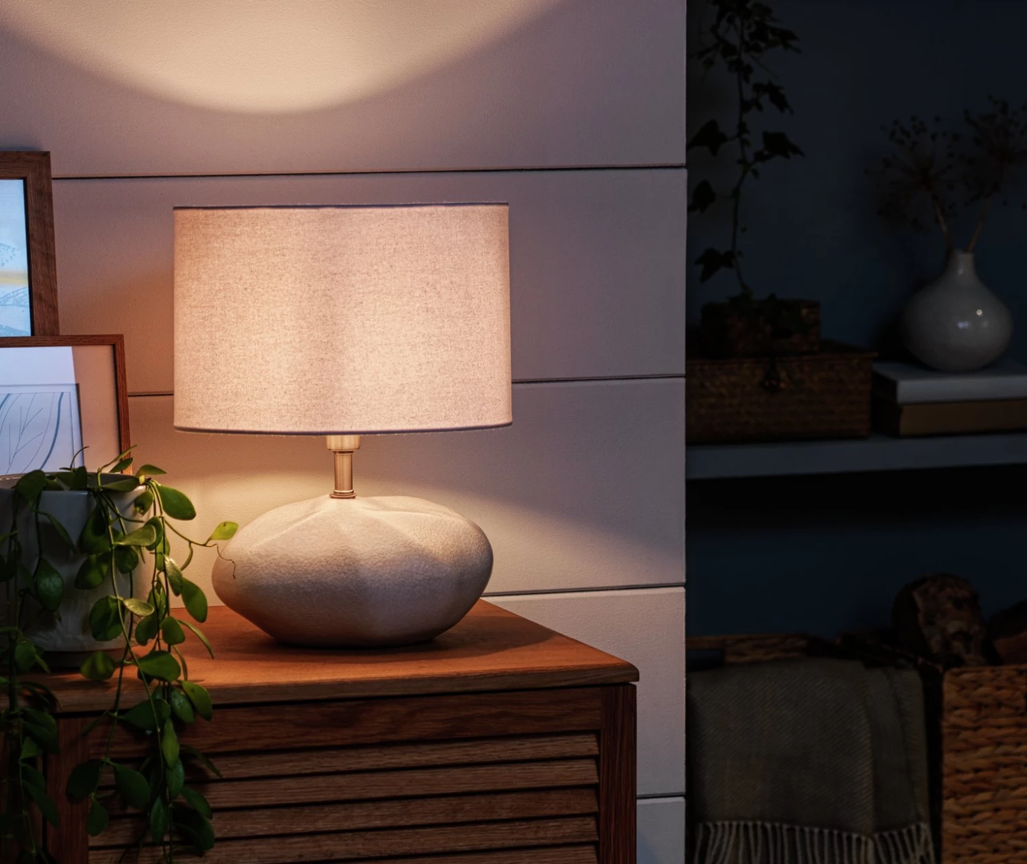 Habitat Ima Pebble Table Lamp White Table And Desk Lamps 4 Habitat Ima Pebble Table Lamp White Table And Desk Lamps - Image 2