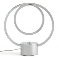 Habitat Pill LED Table Lamp Brushed Chrome Lighting -lighting Sales Shop unnamed file 1192