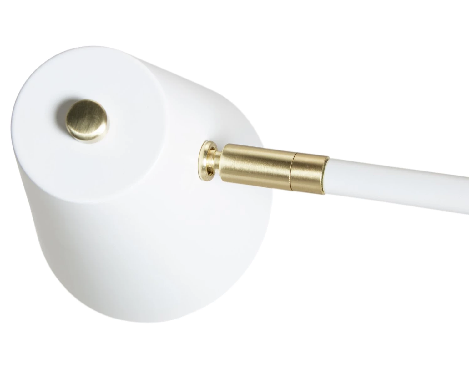 Habitat Vesper Cone Task Table Lamp White & Gold Table Lamps 6 Habitat Vesper Cone Task Table Lamp White & Gold Table Lamps - Image 4