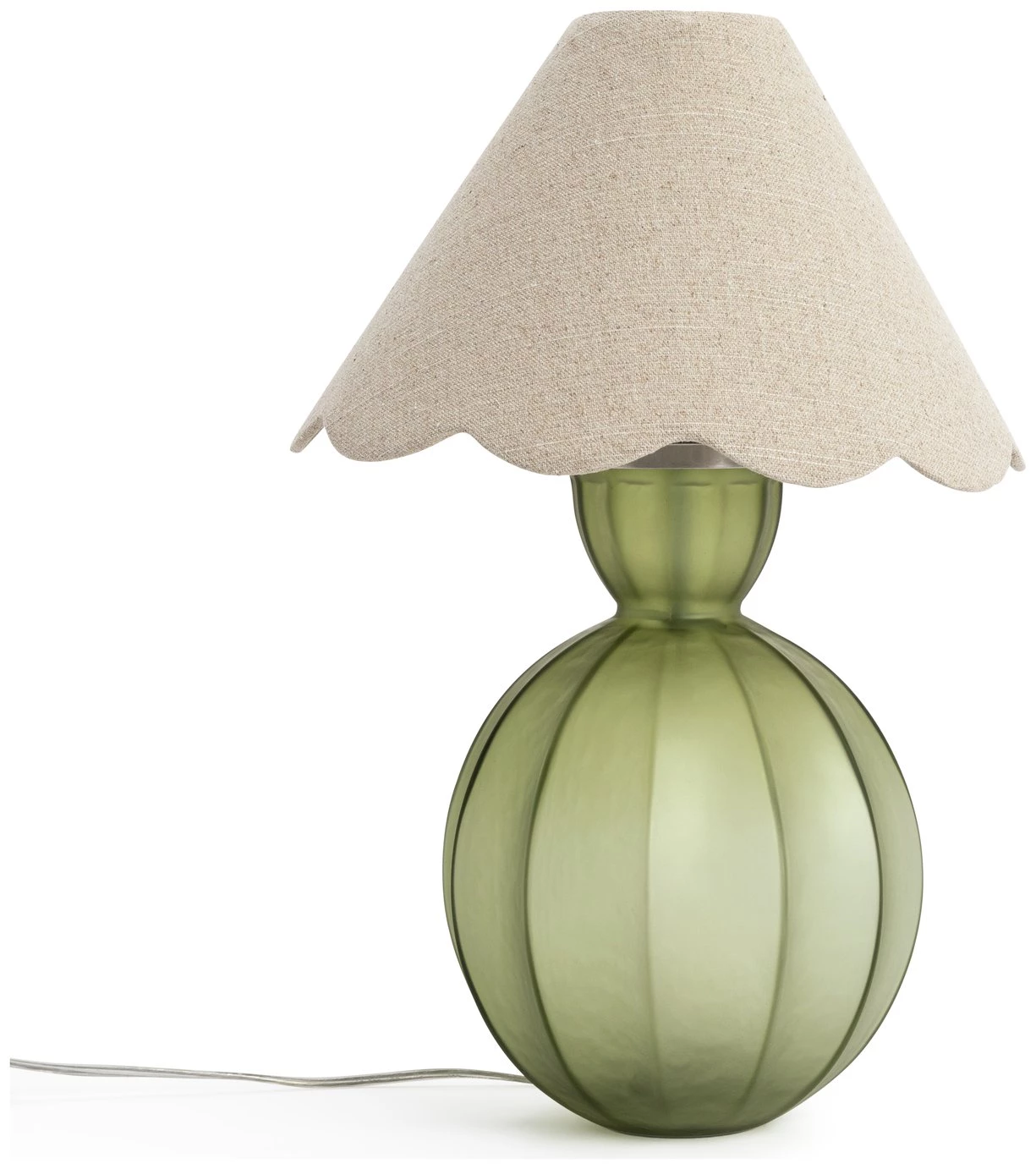 Habitat Estella Glass Table Lamp Green Lighting 3 Habitat Estella Glass Table Lamp Green Lighting