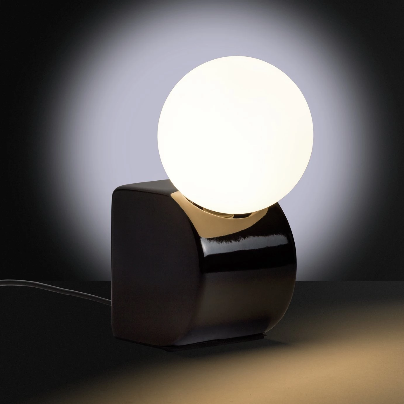 Habitat Vico Opal Table Lamp Black Table And Desk Lamps 4 Habitat Vico Opal Table Lamp Black Table And Desk Lamps - Image 2