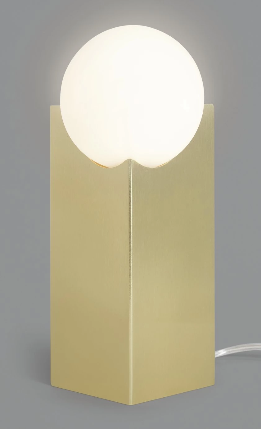 Habitat Yuri Afterglow Table Lamp Gold & Glass Lighting 6 Habitat Yuri Afterglow Table Lamp Gold & Glass Lighting - Image 4