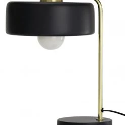 Habitat Minah Table Lamp Black & Brass Lighting