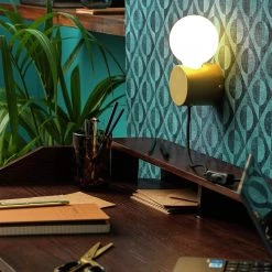 Habitat Banquo Plug In Wall Light Brass Lighting -lighting Sales Shop unnamed file 1320