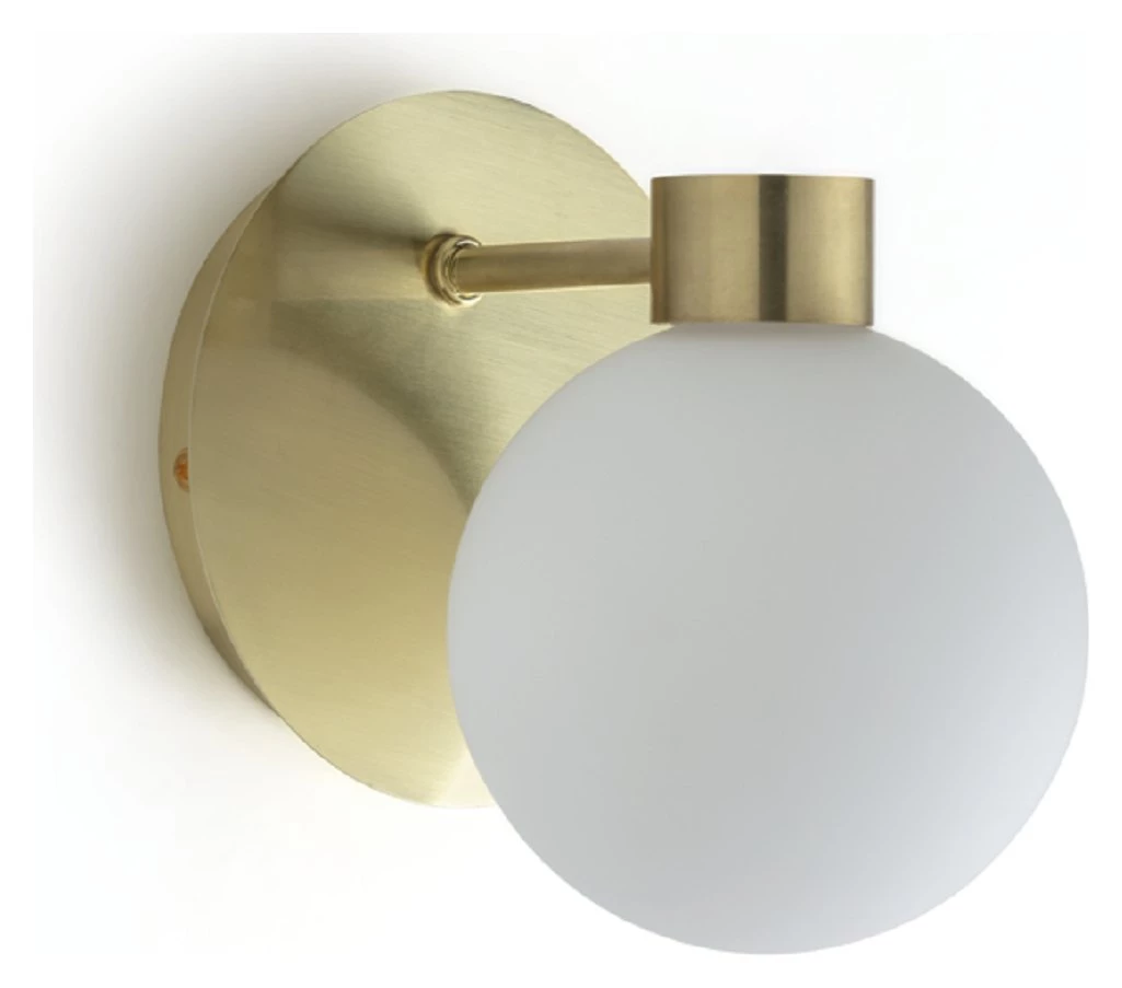 Habitat Salarino Opal Bathroom Wall Light Brass Wall Lights 3 Habitat Salarino Opal Bathroom Wall Light Brass Wall Lights
