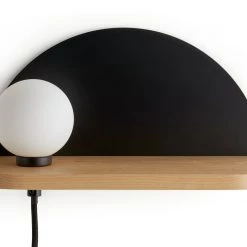 Habitat Serpens Shelf Wall Lamp Opal & Ash Lighting