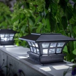 Habitat Set Of 2 Solar Post Lights Lighting
