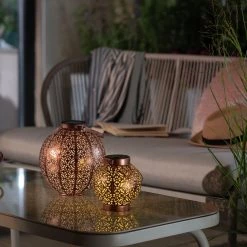 Habitat Solar Bronze Lanterns Set Of 2 Outdoor Lighting -lighting Sales Shop unnamed file 1387