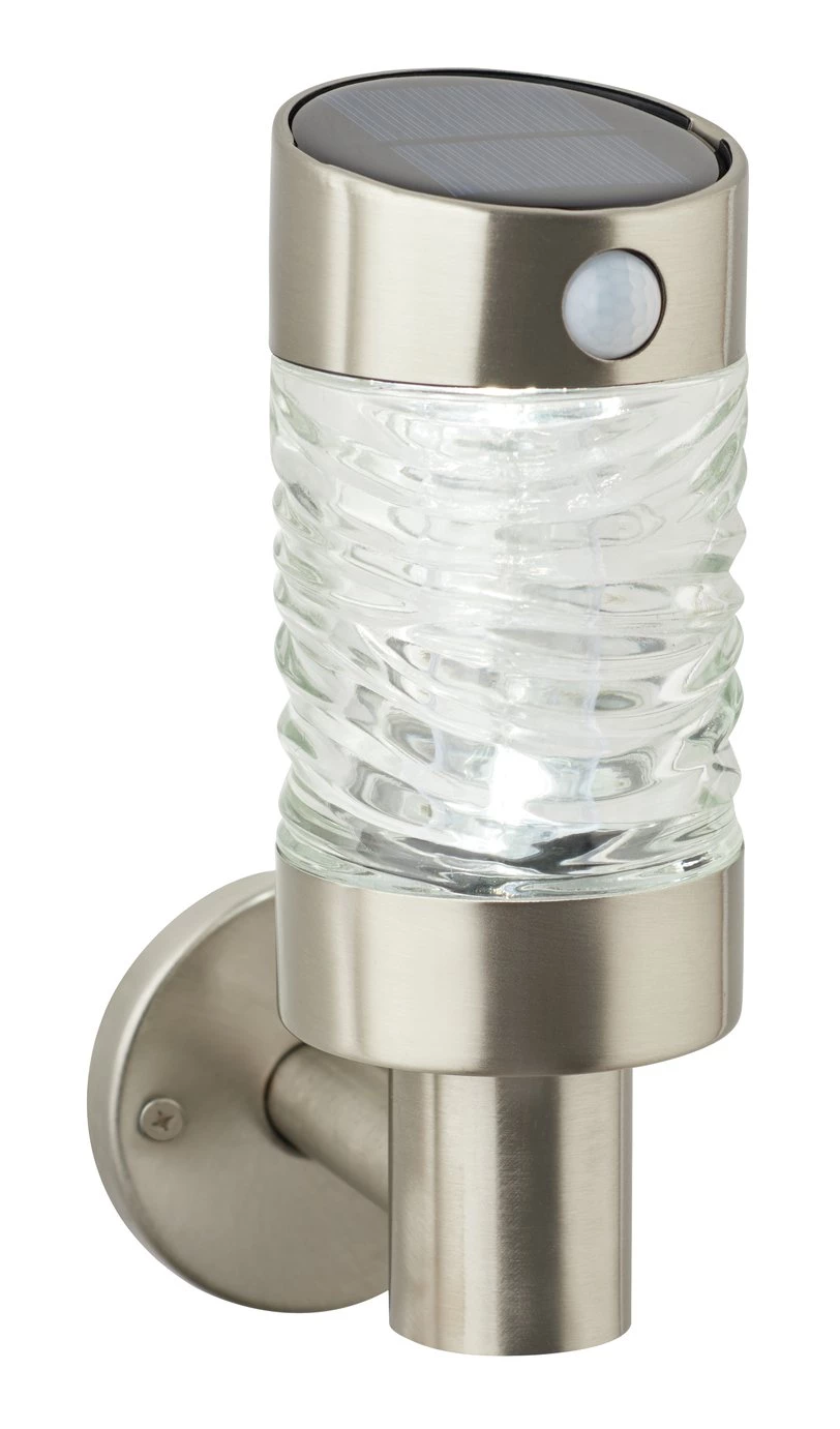 Habitat Solar Stainless Steel Motion 50 Lumen Detection Outdoor Lighting 4 Habitat Solar Stainless Steel Motion 50 Lumen Detection Outdoor Lighting - Image 2