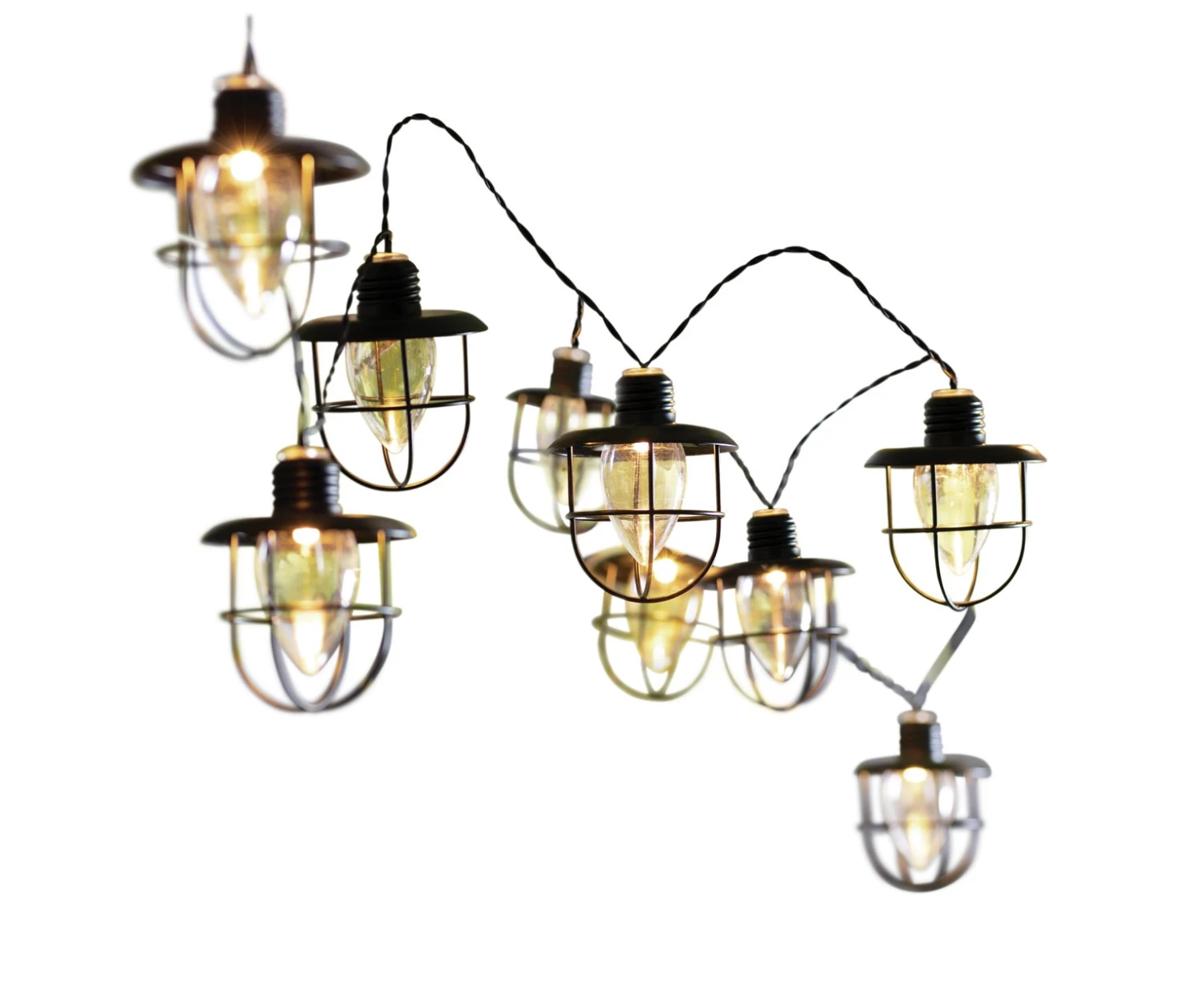 Habitat 10 Warm White Caged Bulb LED Solar String Lights Solar Lighting 10 Habitat 10 Warm White Caged Bulb LED Solar String Lights Solar Lighting - Image 8