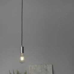 Habitat Pendant Ceiling Light Chrome & Black Lighting -lighting Sales Shop unnamed file 143