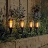 Garden By Sainsbury's Solar Dancing Flame Torch 4 Pack Lighting -lighting Sales Shop unnamed file 1430