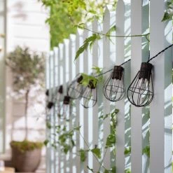 Habitat 10 Bronze Caged Bulb LED Solar String Lights Solar Lighting -lighting Sales Shop unnamed file 1456