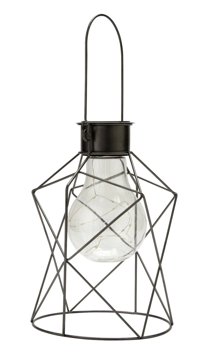 Habitat Small And Medium Solar Caged Lightbulb Solar Lighting 5 Habitat Small And Medium Solar Caged Lightbulb Solar Lighting - Image 3