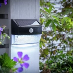 lighting Sales Shop 17 Garden By Sainsbury's White Motion Detector LED Solar Light Solar Lighting