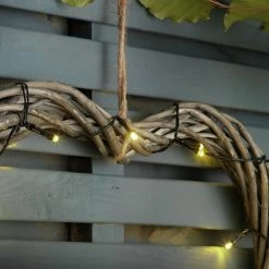 Garden By Sainsbury's Solar LED Wicker Heart Light Solar Lighting -lighting Sales Shop unnamed file 1514