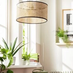 Habitat Ashi Rattan 40cm Shade Natural & Black Lamp Shades -lighting Sales Shop unnamed file 1526