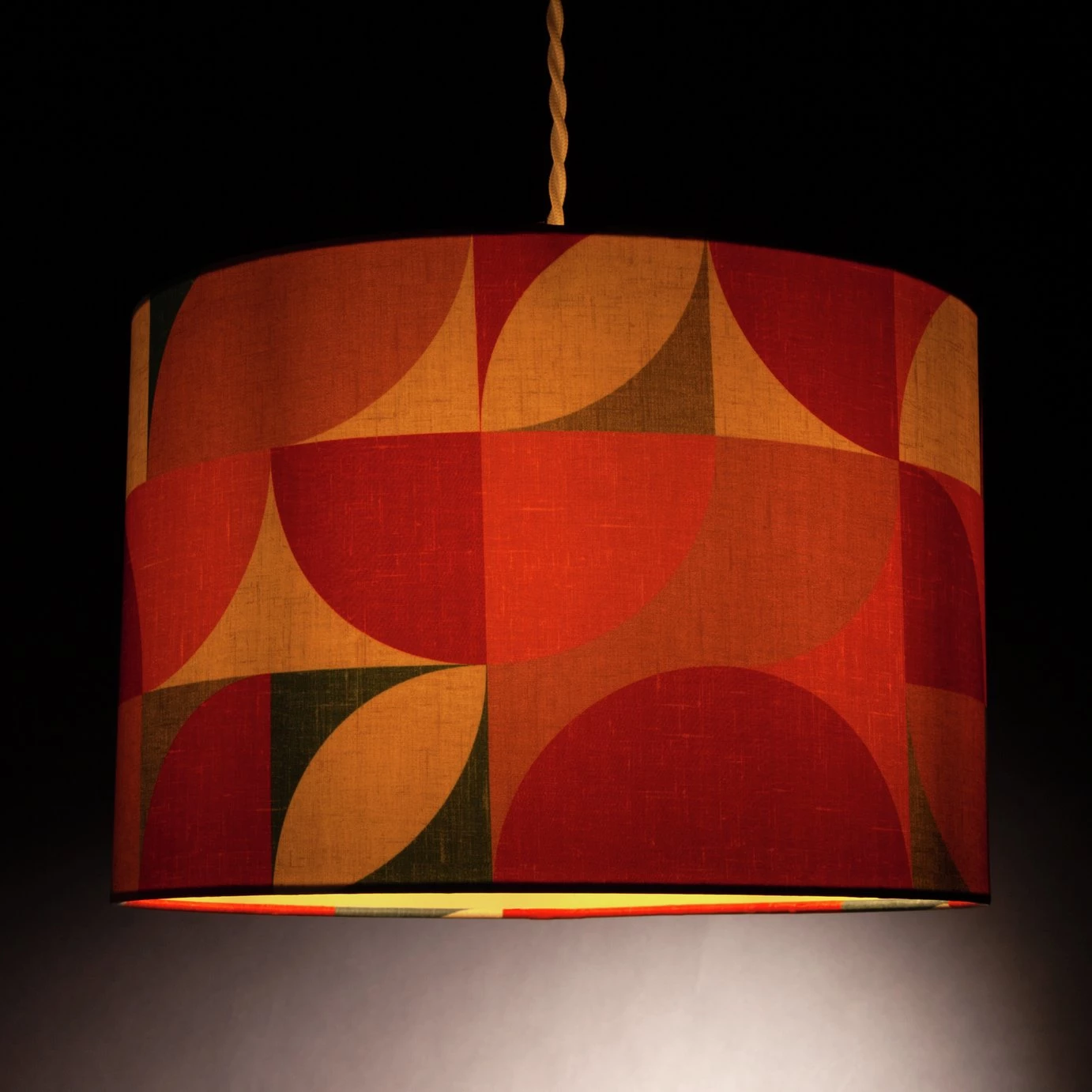 Habitat Mid Century Printed Shade Multicolour Lighting 4 Habitat Mid Century Printed Shade Multicolour Lighting - Image 2