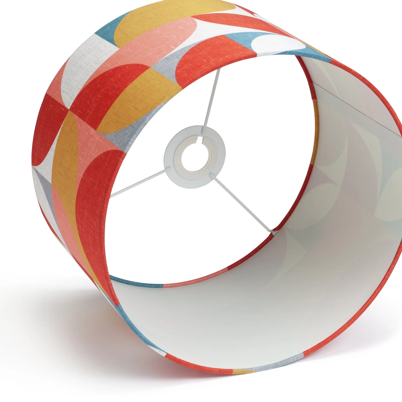 Habitat Mid Century Printed Shade Multicolour Lighting 6 Habitat Mid Century Printed Shade Multicolour Lighting - Image 4