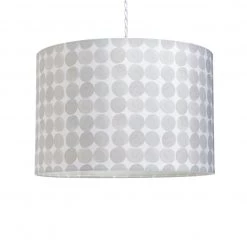 Habitat Skandi Dots Printed Shade Grey Lighting