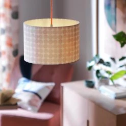 Habitat Skandi Dots Printed Shade Grey Lighting -lighting Sales Shop unnamed file 1596