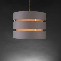Habitat 3 Tier 30cm Lamp Shade Flint Grey Lamp Shades -lighting Sales Shop unnamed file 1604