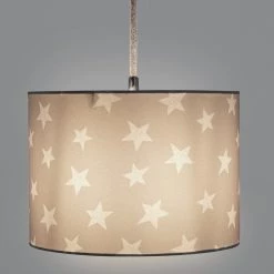 Habitat Kids Little Star Print Drum Lamp Shade Grey Lamp Shades -lighting Sales Shop unnamed file 1614