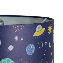 Habitat Kids Space Glow In The Dark 25cm Drum Shade Blue Kids Lighting -lighting Sales Shop unnamed file 1626