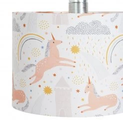 Habitat Kids Unicorn 25cm Drum Shade Multicolour Kids Furnishings -lighting Sales Shop unnamed file 1637