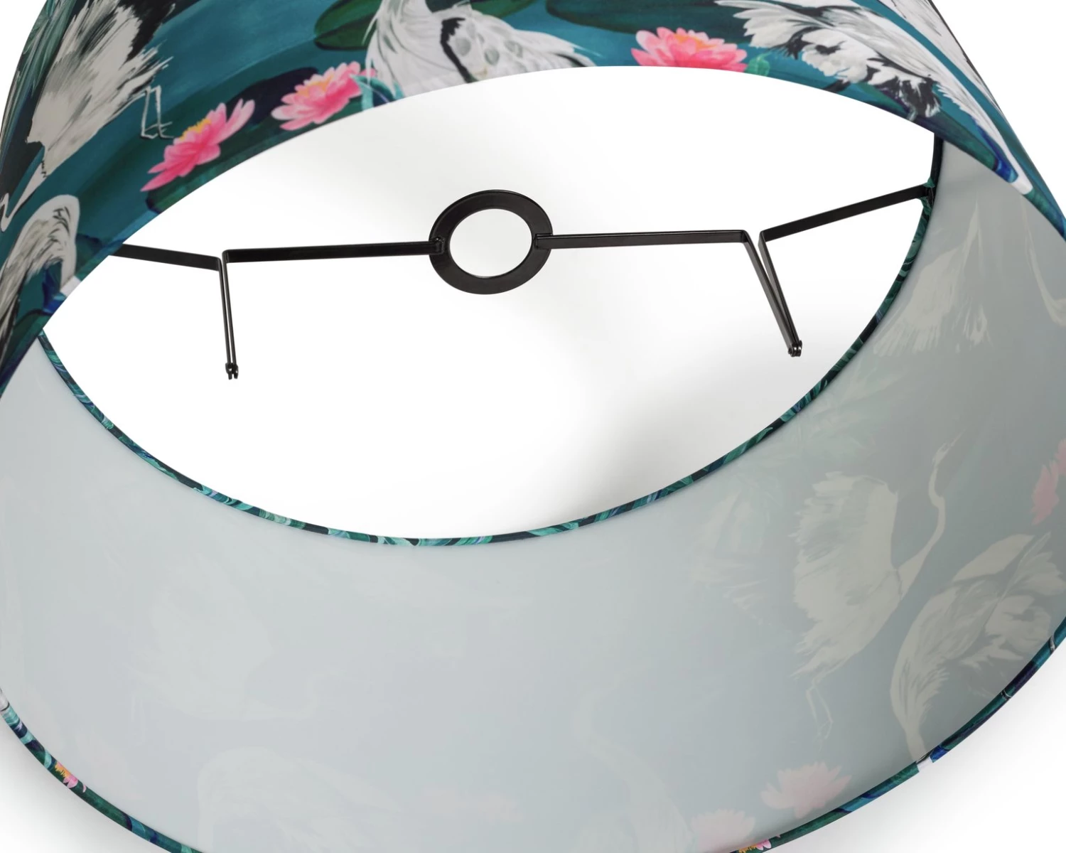 Habitat Japonica 49cm Silk Faux Drum Shade Lighting 7 Habitat Japonica 49cm Silk Faux Drum Shade Lighting - Image 5