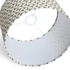 Habitat Cabin Retreat 30cm Block Shade Green And White Lighting -lighting Sales Shop unnamed file 1673