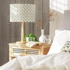 Habitat Cabin Retreat 30cm Block Shade Green And White Lighting -lighting Sales Shop unnamed file 1675