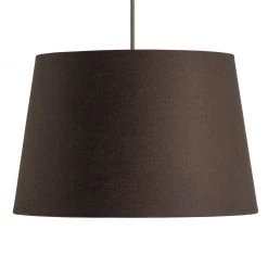 Habitat 40cm Textured Taper Shade Charcoal Lighting
