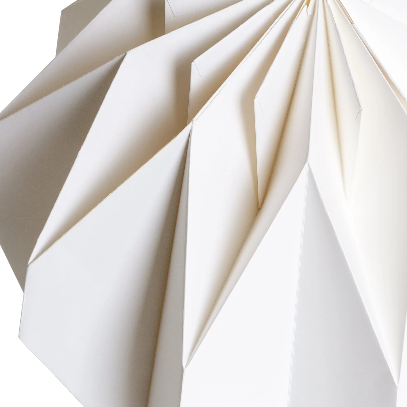 Habitat Kura Origami 36cm Paper Shade White Lamp Shades 4 Habitat Kura Origami 36cm Paper Shade White Lamp Shades - Image 2