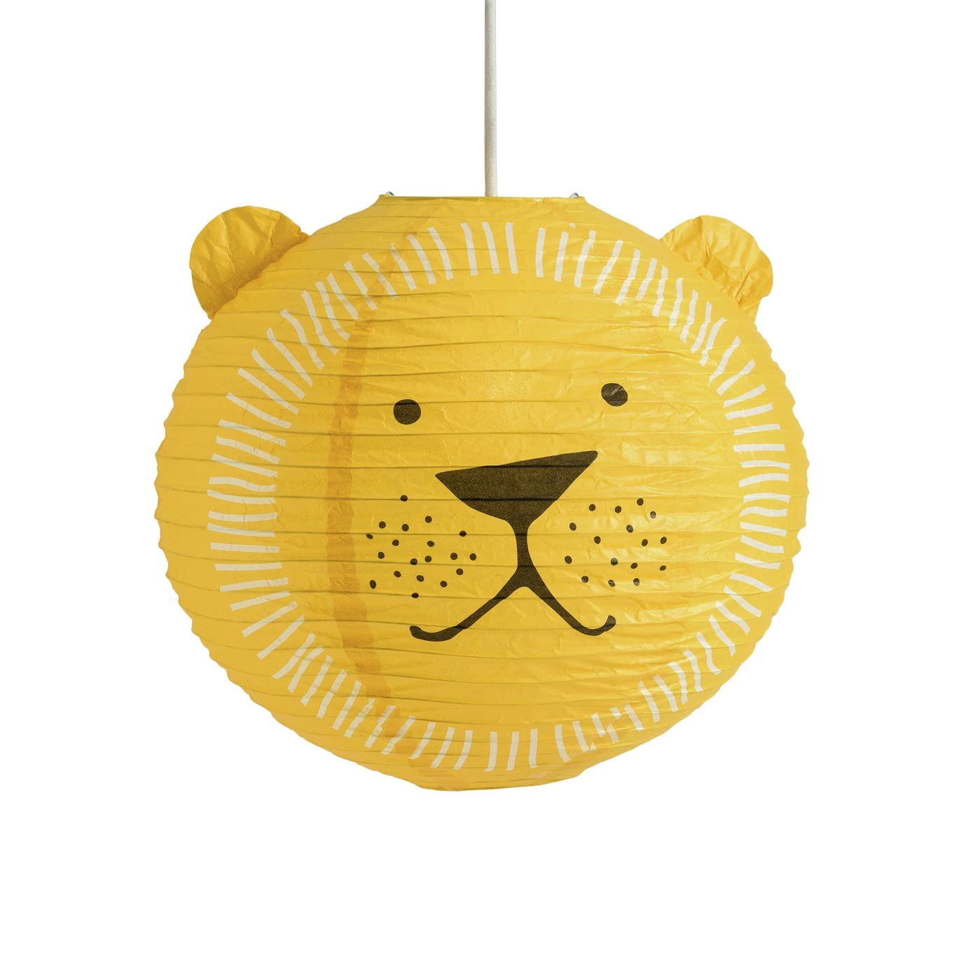 Habitat Kids Lion Paper Pendant Shade Lighting 3 Habitat Kids Lion Paper Pendant Shade Lighting