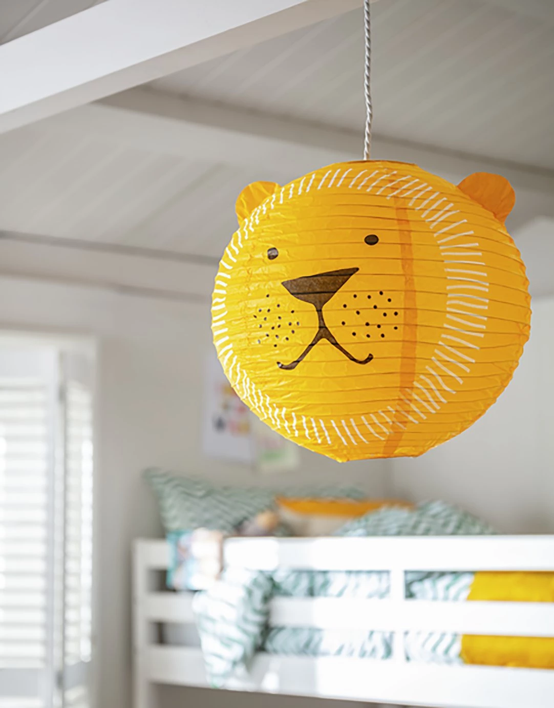 Habitat Kids Lion Paper Pendant Shade Lighting 4 Habitat Kids Lion Paper Pendant Shade Lighting - Image 2