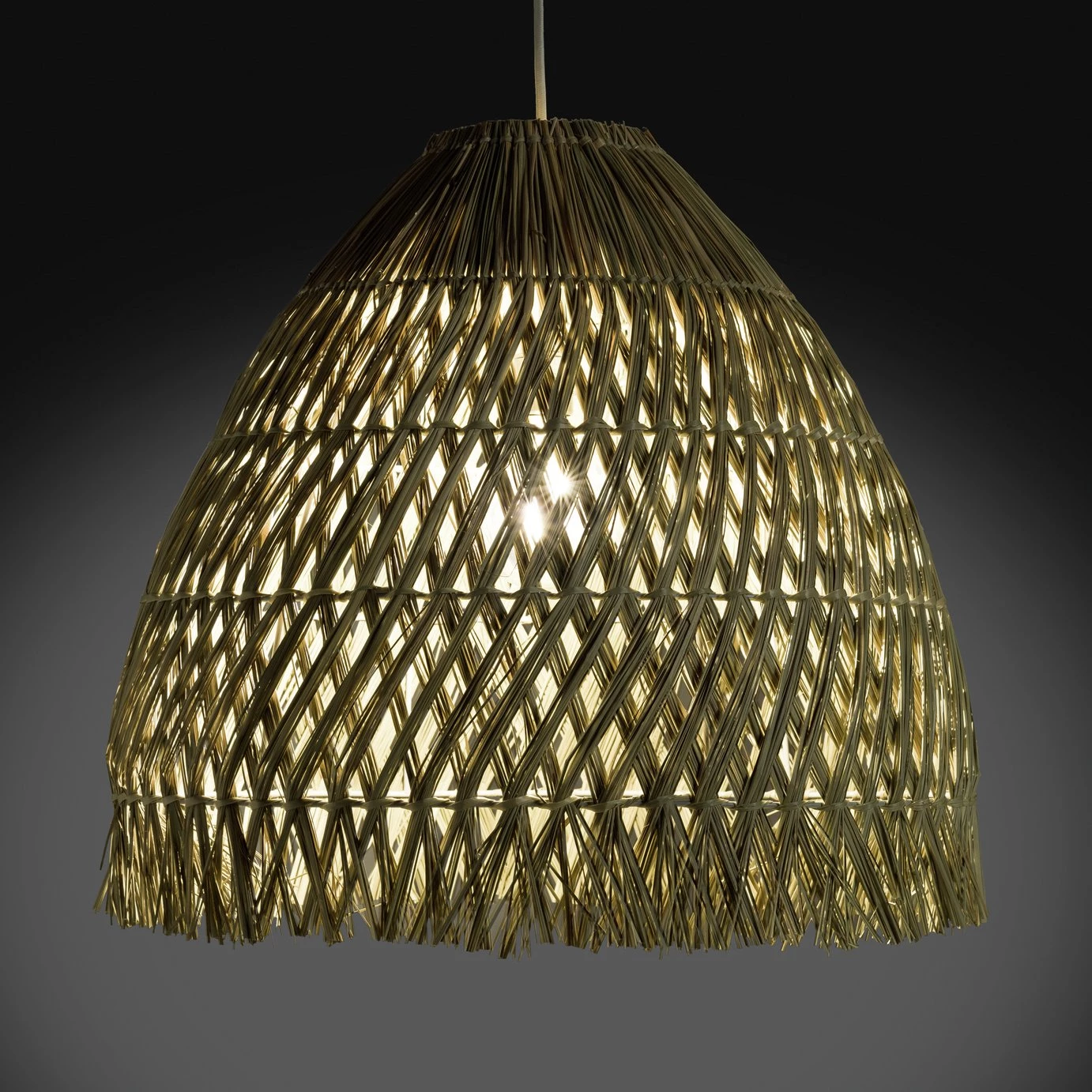 Habitat Biwa Seagrass Pendant Shade Lighting 7 Habitat Biwa Seagrass Pendant Shade Lighting - Image 5