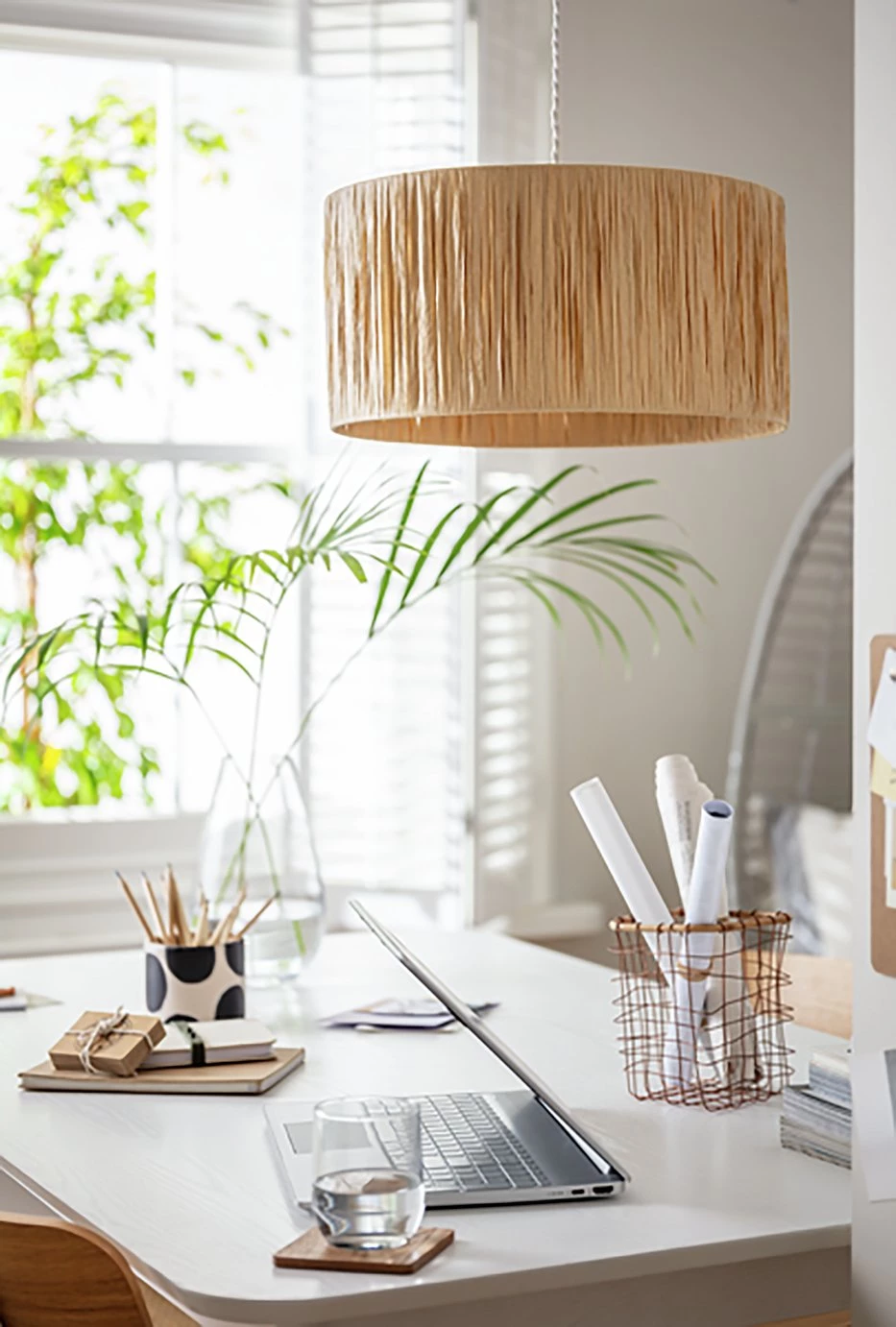 Habitat Salto Raffia Ceiling Shade Lighting 8 Habitat Salto Raffia Ceiling Shade Lighting - Image 6