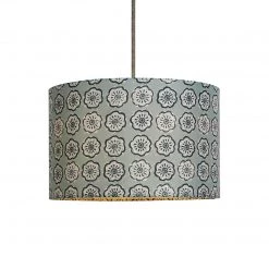 Habitat Country Floral Printed 30cm Drum Shade Grey Lamp Shades -lighting Sales Shop unnamed file 1796
