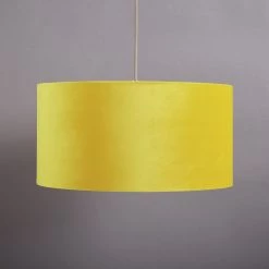 Habitat 40cm Velvet Shade Saffron Teal Lighting