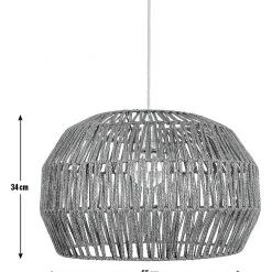 Habitat Neda Rope 55cm Shade Black Ceiling Lights -lighting Sales Shop unnamed file 1851