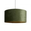 Habitat Gaia Velvet & Foil 40cm Drum Shade Chive Lamp Shades -lighting Sales Shop unnamed file 1856
